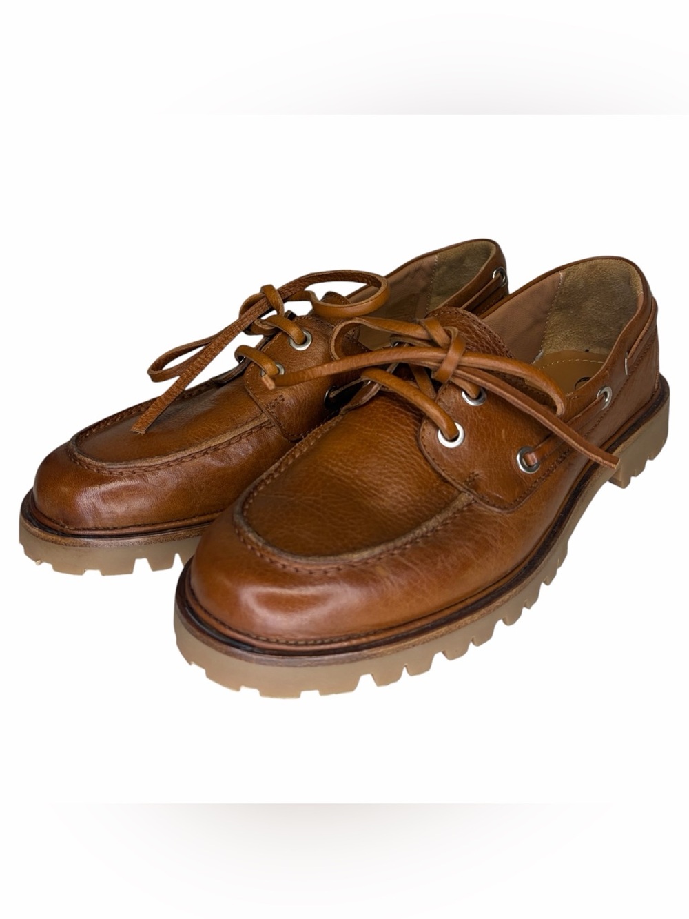 La Canadienne 'Majestique' Leather Boat Shoes, NEW